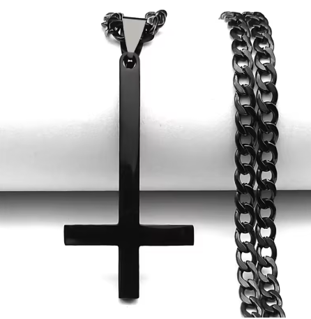 Inverted Cross Necklace