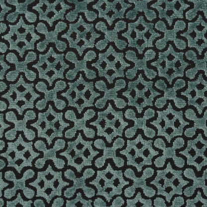 JIGSAW - BORNOUT VELVET DRAPERY, WINDOW CURTAIN AND UPHOLSTERY FABRIC BY THE YARD