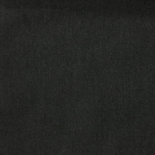 Aston - Cotton Polyester Blend Upholstery Fabric by the Yard - Available in 17 Colors - Caviar - Top Fabric - 3