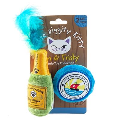 Kitty  Clicquot  Bottle  &  Caviar  Organic  Catnip
