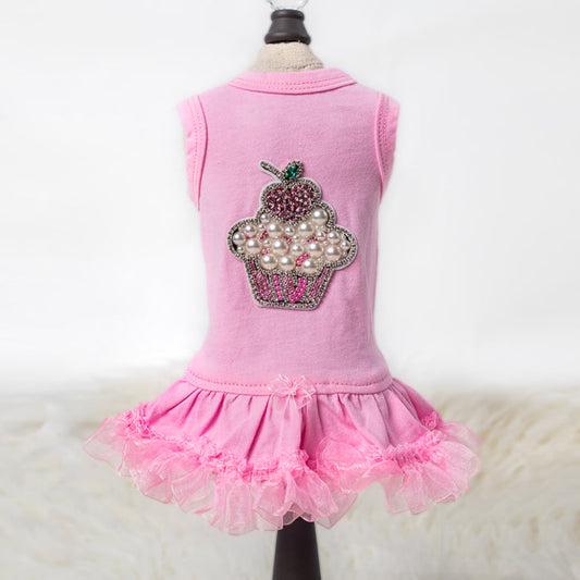 Lil Miss Cupcake Dog Dress