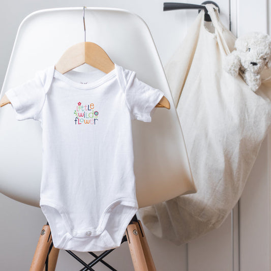 LITTLE WILDFLOWER - BODYSUIT EMB