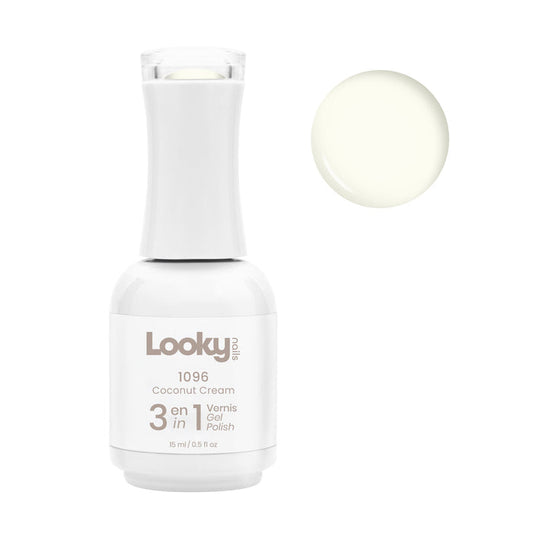 Looky Vernis Gel 3 en 1 #1096 Coconut Cream