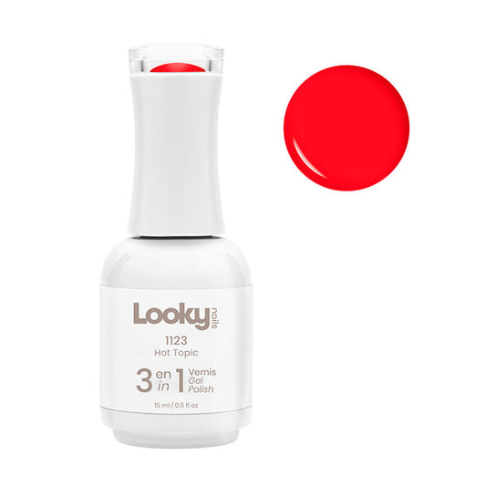 Looky Vernis Gel 3 en 1 #1123 Hot Topic (Sunset Fever)