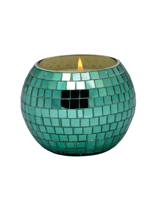 Magique Mirror Ball Candle by Paddywax Paddywax Candle green