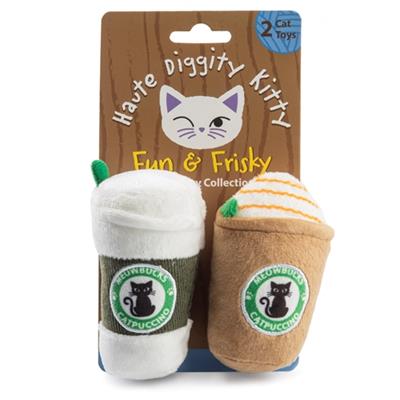 Meowbucks    Coffee  Cups  Organic  Catnip  Toys