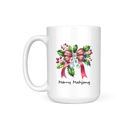 MERRY MAHJ HOLLY - MUG