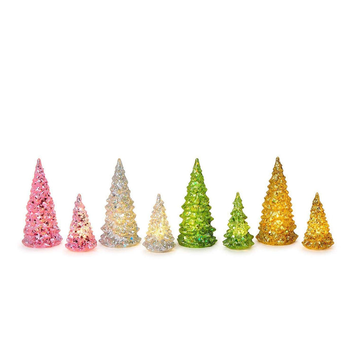 Mini Glitter LED Trees Two’s Company Nativity