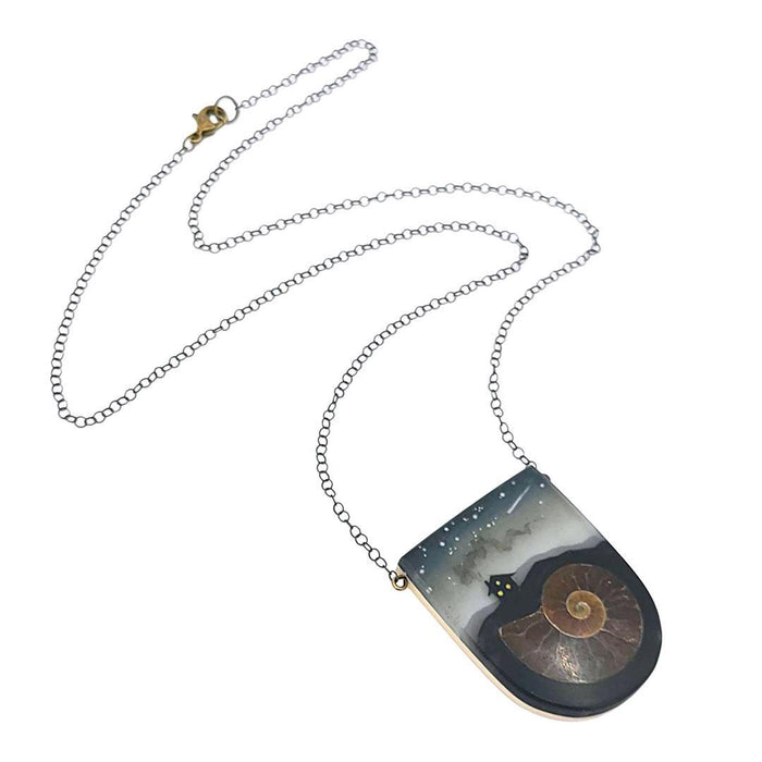 Necklace - Forgotten Seas Ammonite (House) by Fernworks