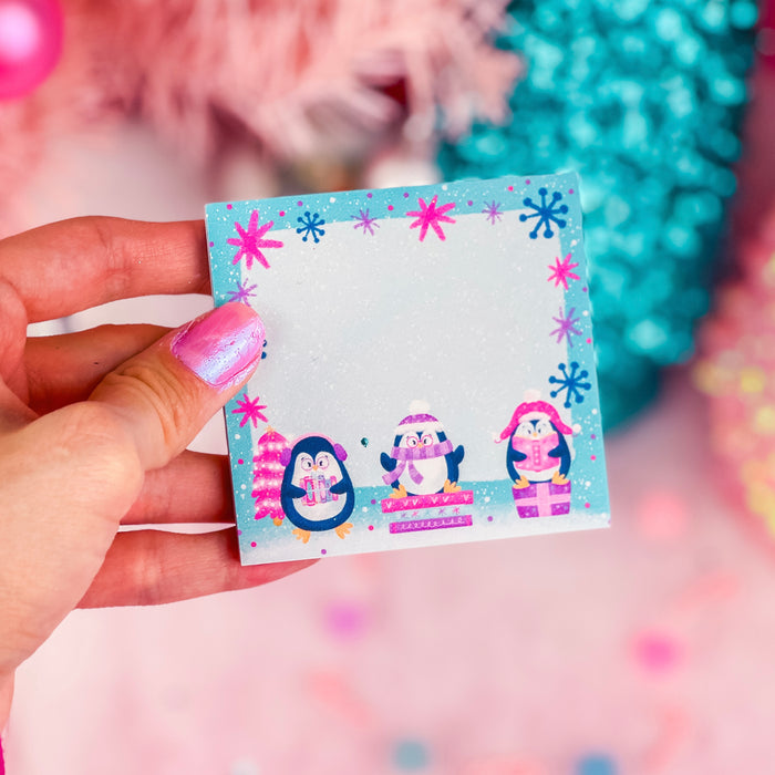 North Pole Book Club Sticky Notes 3" x 3"