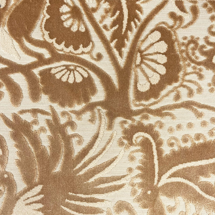 OTOMI - MEXICAN OTOMI PATTERN CUT VELVET UPHOLSTERY FABRIC BY THE YARD