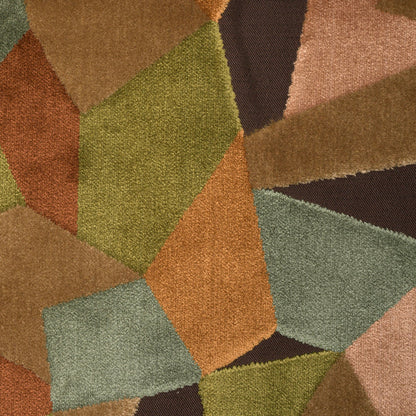 PETRA - PATCHWORK DESIGN UPHOLSTERY FABRIC BY THE YARD