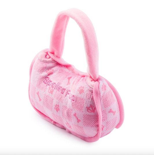 Pink  Checker  Chewy  Vuiton  Handbag