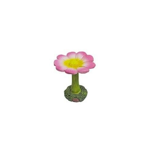 Pink Flower Birdbath