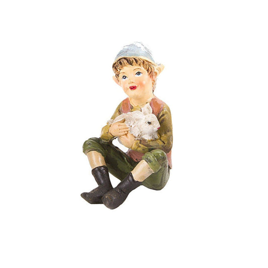 Pixie Boy with Rabbit