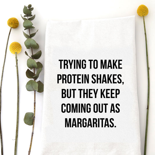 PROTEIN SHAKES - TEA TOWEL