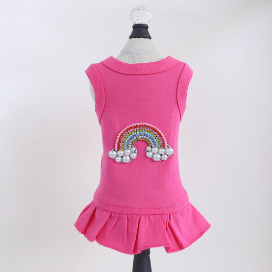 Rainbow Dog Dress