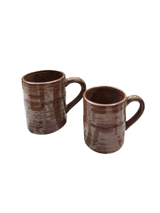 Reactive Glaze Mugs 12 oz | 4 Colors Audrey's, LLC Mug New Mid Brown
