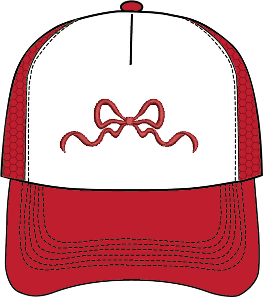 RED BOW - HAT