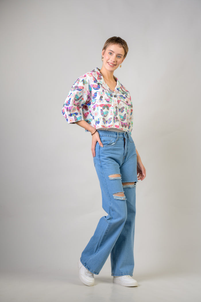 Rhea Jacquard Short Jacket