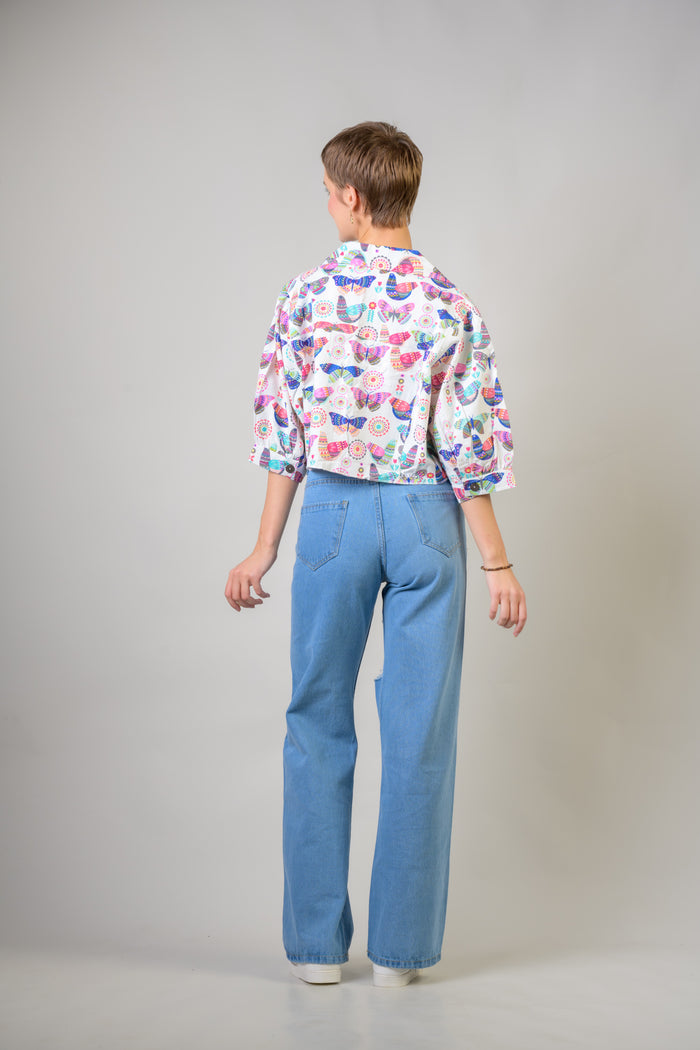 Rhea Jacquard Short Jacket