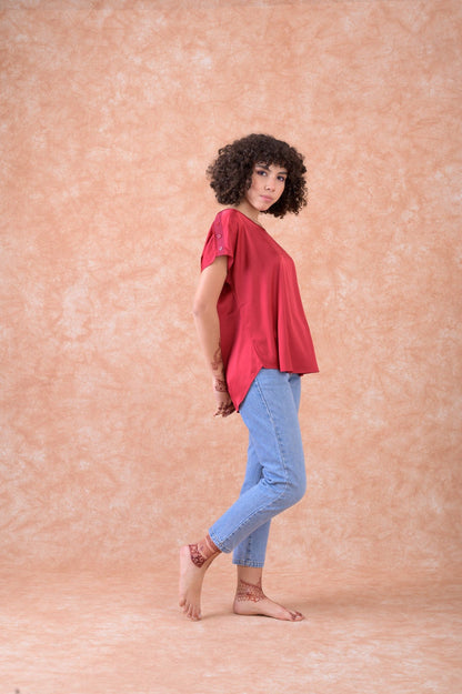 Rhea Libra Top Beige / S/M