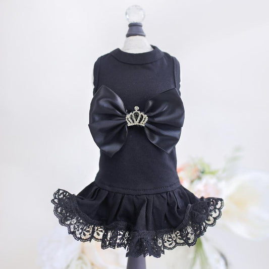 Royal Princess Dog Dress (Blk, Pnk, Wht)
