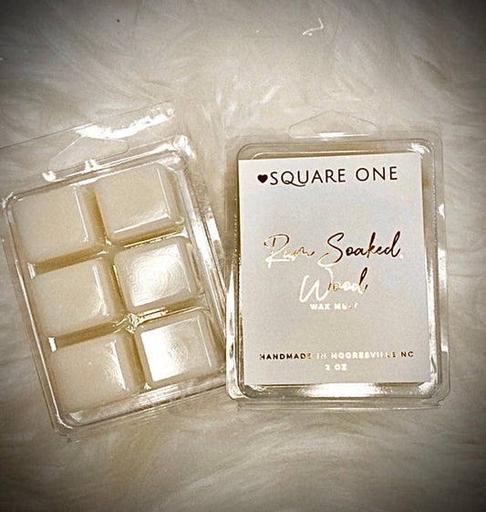 Rum Soaked Wood 2oz Wax Melt Love Square One