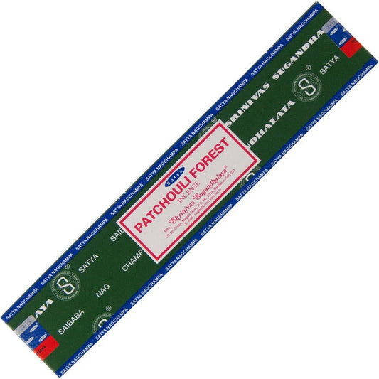 Satya Colored Nag Champa Incense 15 Gr Patchouli Forest