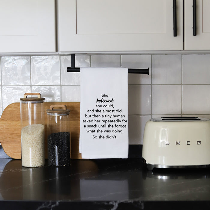 SHE BELIEVED...BUT THEN - TEA TOWEL