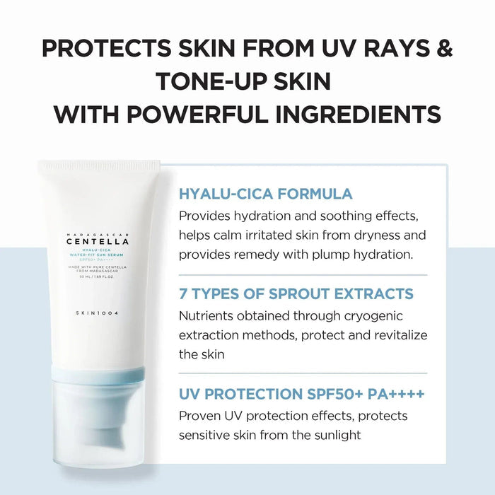 SKIN1004 Madagascar Centella Hyalu-Cica Water-fit Sun Serum SPF50+ PA++++ (Mini) 15ml SKIN1004 Skin Care