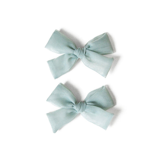 Blue Hair Bows, Girls Hair Accessories, Kids Accessories