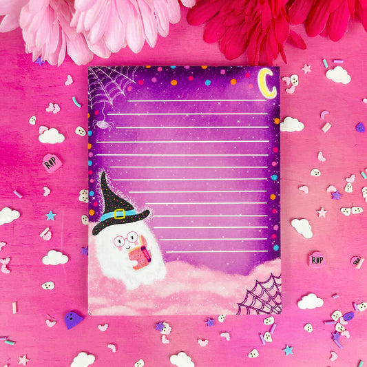 Spooky Halloween Night Notepad 4.25" x 5.5"