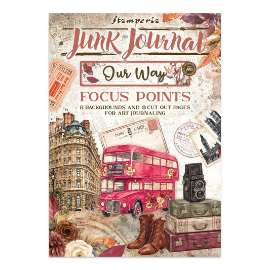 Stamperia - Junk Journal Focus Points - Our Way. Available at Embellish Away located in Bowmanville Ontario Canada.