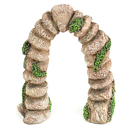 Stone Arch with Moss Accents