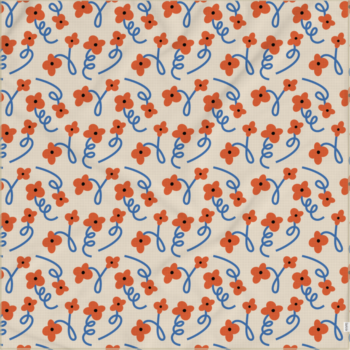 TANGERINE FLOW - BEACH BLANKET