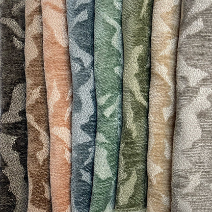 TIGRE - ABSTRACT CHENILLE UPHOLSTERY FABRIC BY THE YARD