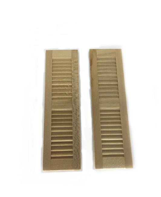 Unfinished Wood Dollhouse Shutters