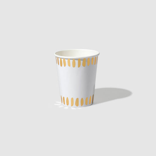 White Brushstroke Cups (10)