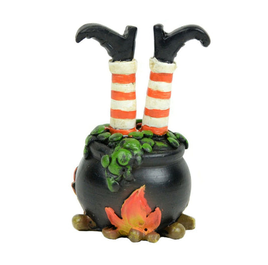 Witch Legs in Cauldron