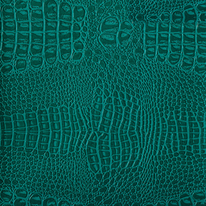 ZAPATA BAY - FAUX CROCODILE SKIN VINYL UPHOLSTERY FABRIC BY THE YARD
