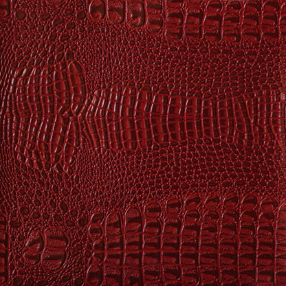 ZAPATA BAY - FAUX CROCODILE SKIN VINYL UPHOLSTERY FABRIC BY THE YARD